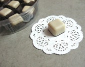 6 Raw white chocolate candies - Vegan chocolate - Raw chocolate - Healthy Sweets