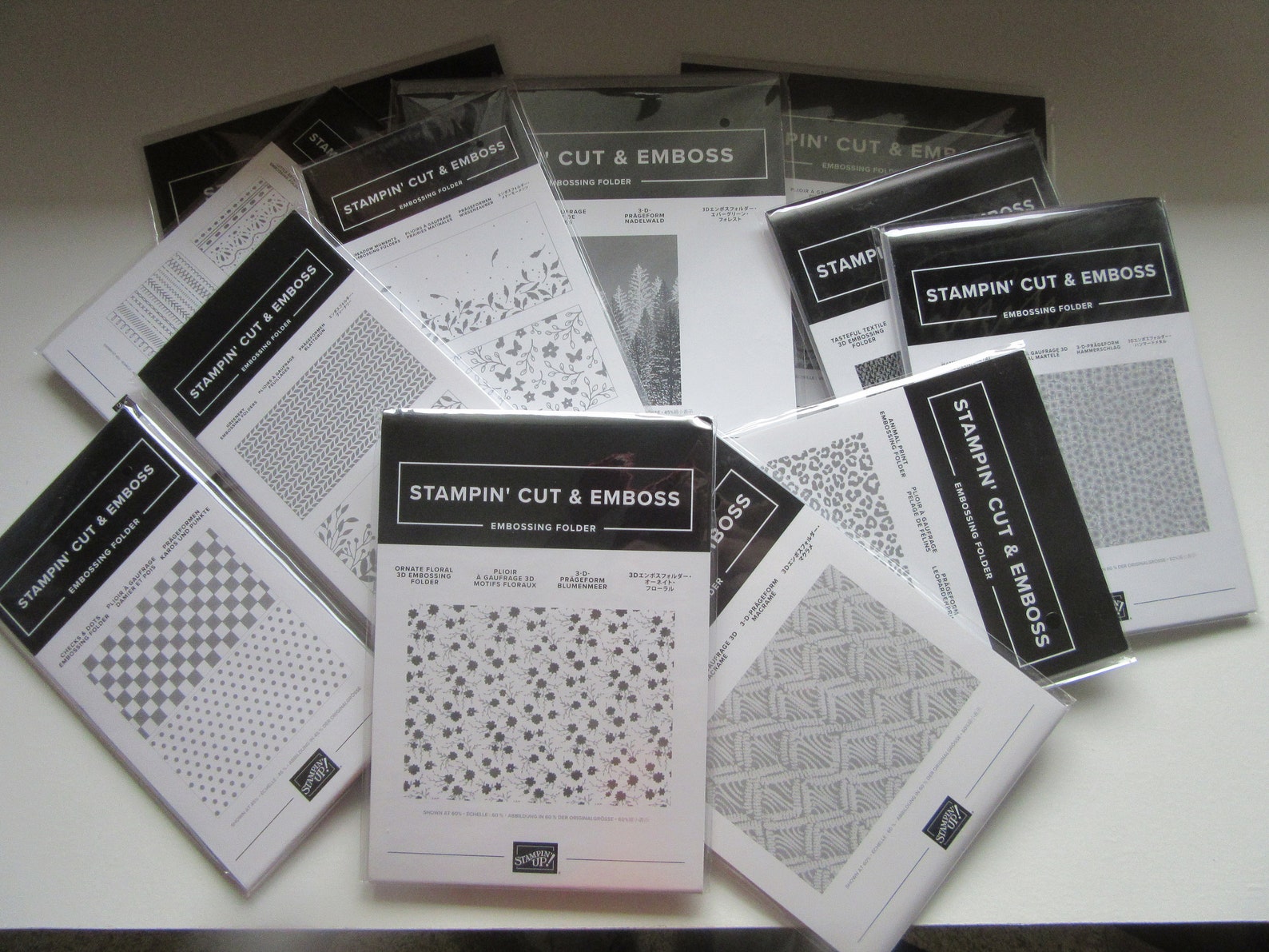 Stampin' Up 6x6 Embossing Folders Some 3D Your Choice Etsy