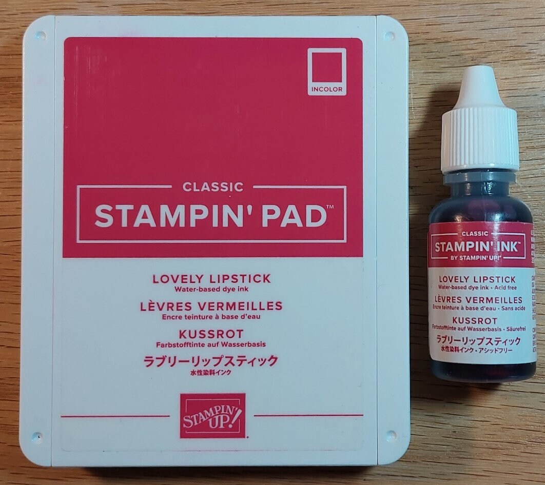 Stampin up USED Firm Foam Ink Pad & Refill Etsy