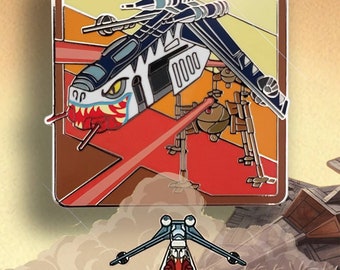Republic Gunship Tiger Shark Pin