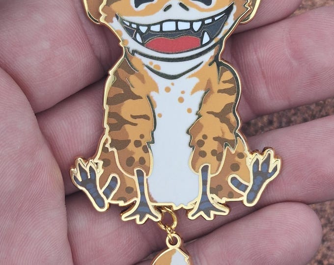 Featured listing image: Moving Ears Loth-cat Enamel Pin