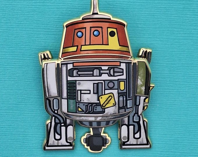 Featured listing image: Chopper movable enamel Pin