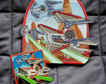 TIE Defender Aufnäher und Pin