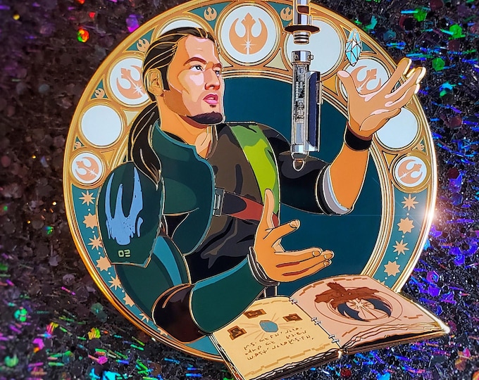 Featured listing image: Building His Lightsaber Kanan Premium Enamel Pin