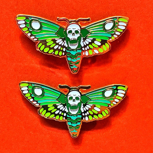 Death Head Moth Pin