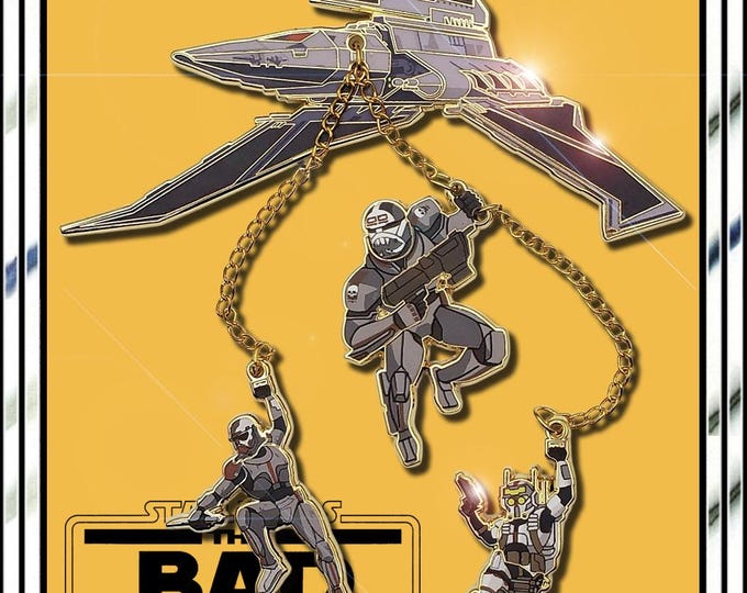 Featured listing image: Bad Batch Havoc Marauder Dangle Pin Set