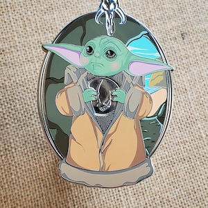Grogu with Signet Enamel Pin