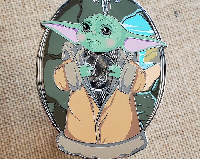 Featured listing image: Grogu with Signet Enamel Pin