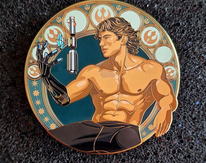 Featured listing image: Building His Lightsaber RoTS Anakin Enamel Pin