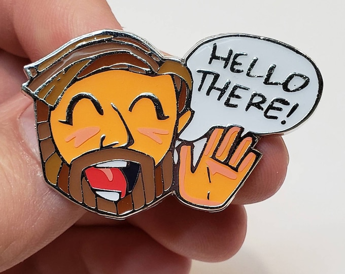 Featured listing image: Hello there! Obi Wan meme pin