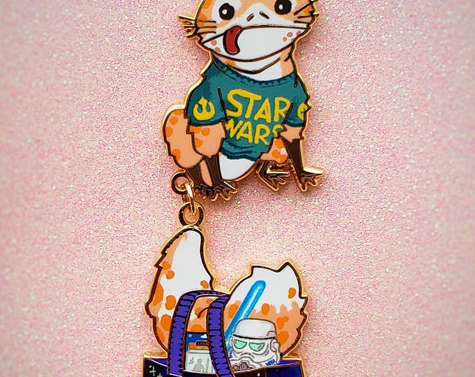 Featured listing image: May the 4th Loth-cat Enamel Pin