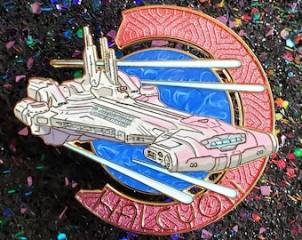Pin esmaltado premium Halcyon Galactic Starcruiser