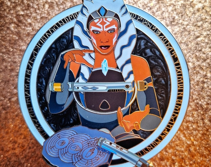 Featured listing image: Building her Lightsaber Rebels Ahsoka Premium Enamel Pin