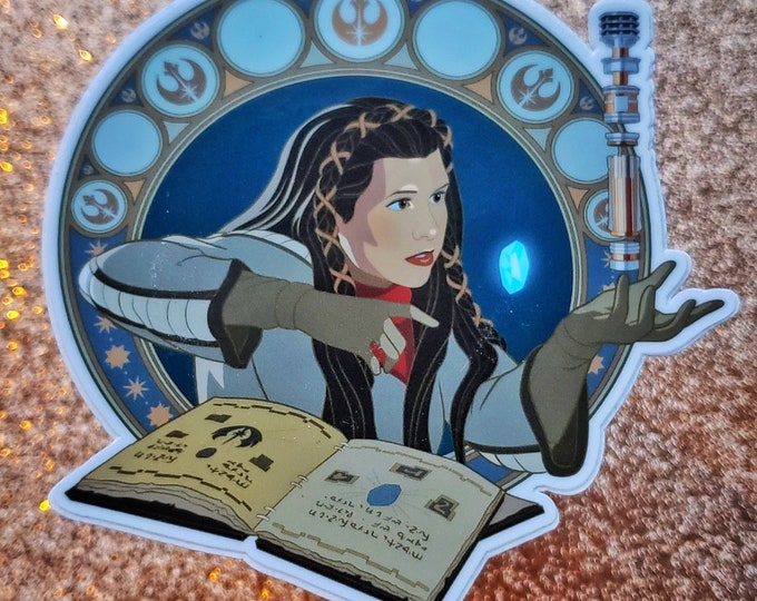 Featured listing image: Leia Lightsaber Sticker