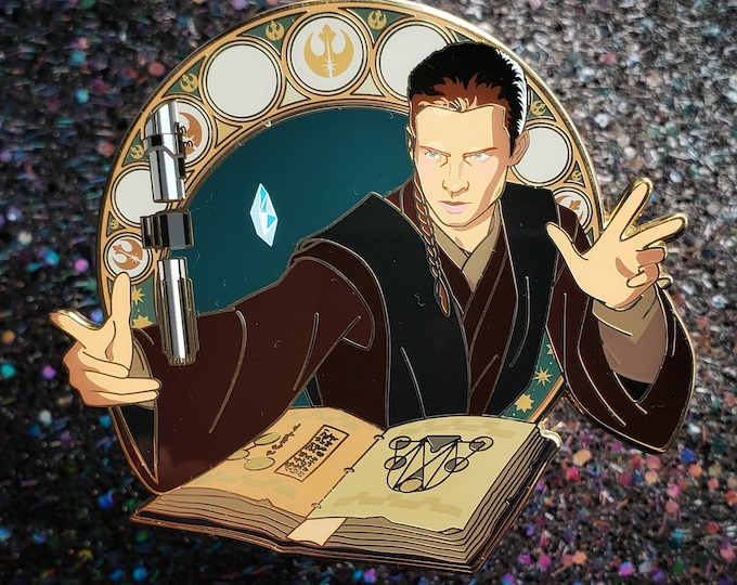 Featured listing image: Building His Lightsaber Anakin Premium Enamel Pin