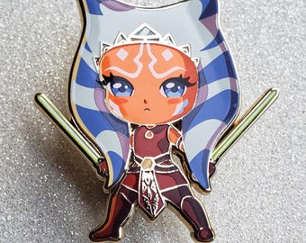 Chibi Ahsoka Clone Wars Pin