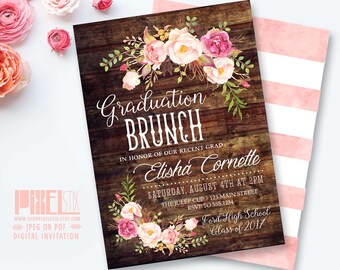 floral graduation etsy