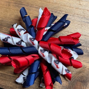 Houston Texans inspired Hairbow...Korker Hairbow...NFL Hairbow