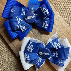 Los Angeles Dodgers inspired Hairbow...Dodgers Hairbow... MLB hairbow