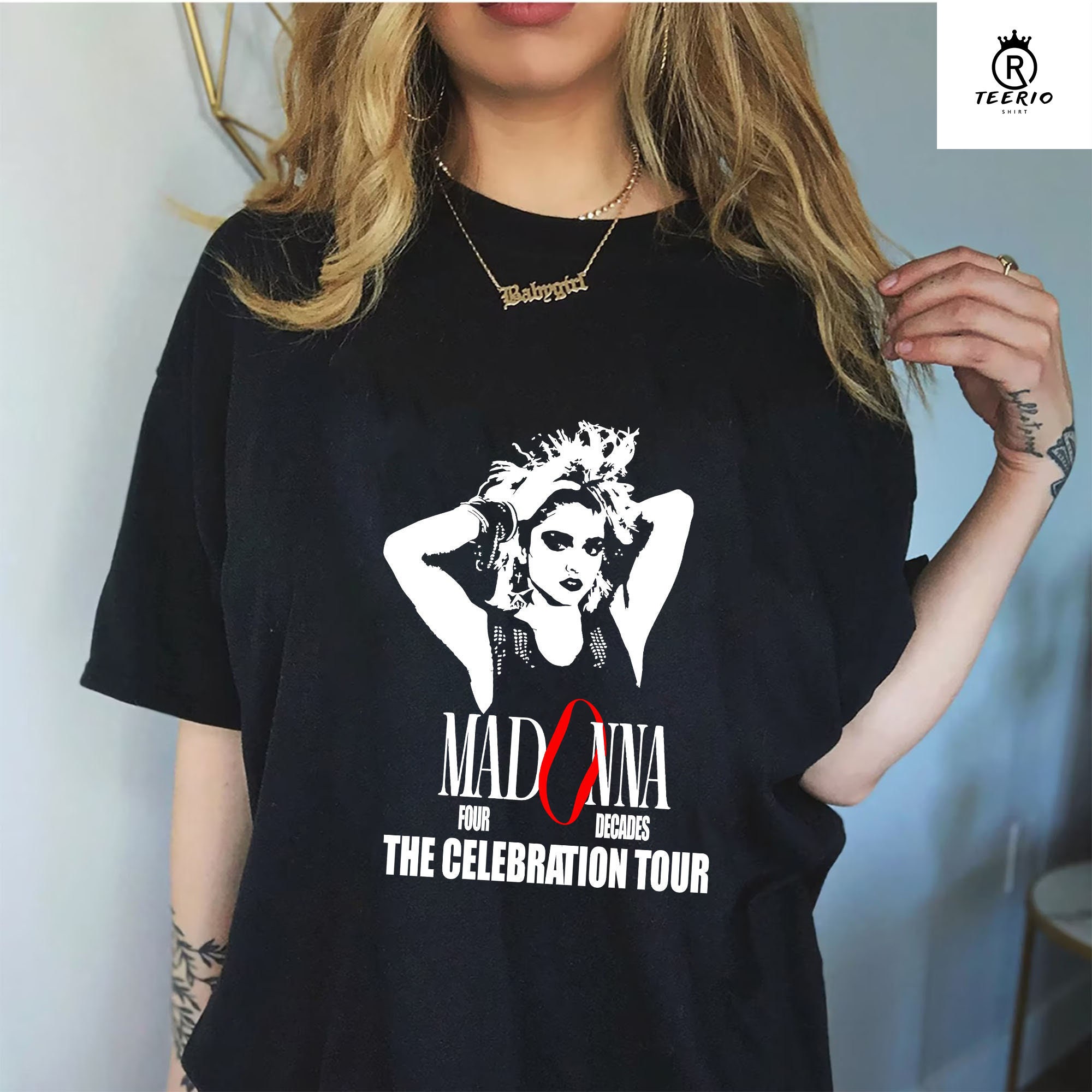 Discover Madonna The Celebration Tour 2023 Shirt, Madonna Shirt, The Celebration Tour Tee