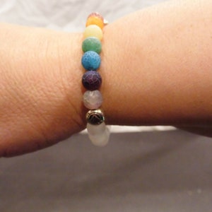 Beaded Charka Bracelets Choose Black or White