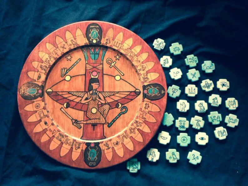 The Isis Oracle: Divination Plate and Speaking Stones image 2