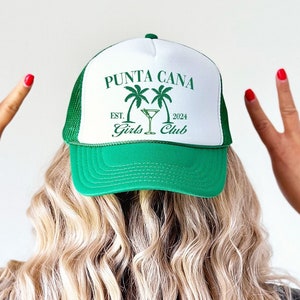 Beach Bachelorette Trucker Hats | beach Birthday Hat | Beach Bachelorette or Birthday party favors | Jamaica, Punta Cana | Palm Springs