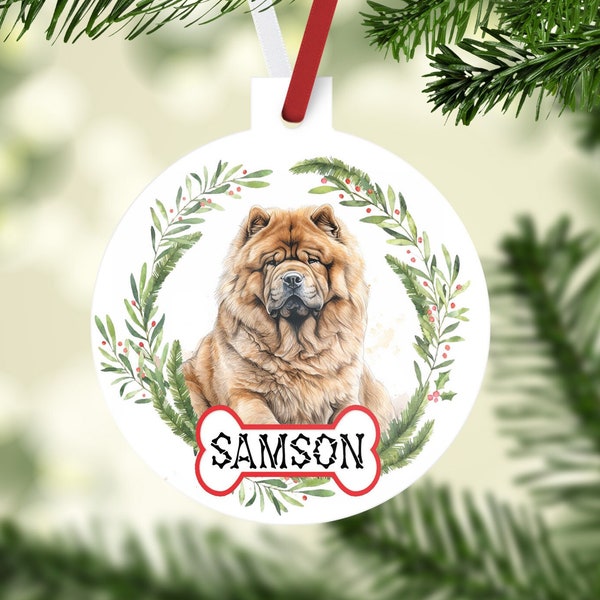 Chow Chow Ornaments. Chow Ornament. Personalized Spitz Gift lover! Doodle Ornament. Perfect Chow Chow Gifts! Spitz Mom gift!