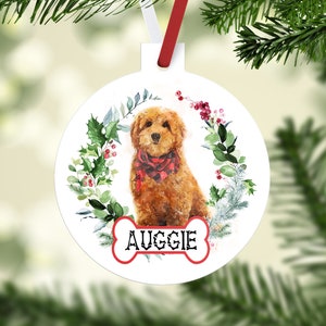 Goldendoodle Ornaments. Golden doodle Ornament. Personalized Doodle Gift lover! Doodle Ornament. Perfect Doodle Gifts! Doodle Mom gift!