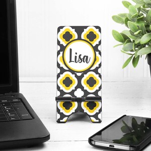 Personalized Cell Phone Stand. Custom Phone Stand,