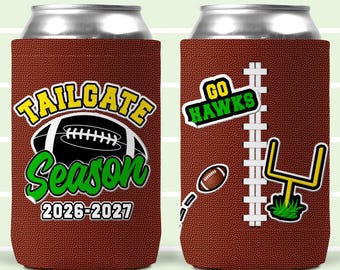 Football Party Favors. Superbowl. Custom Tailgate. Personalized Football gifts!