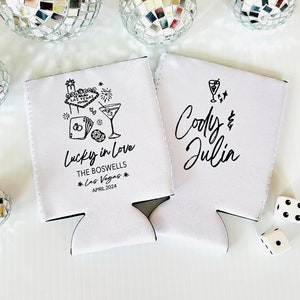 Vegas Party Favors! Vegas Bachelorette or Wedding Weekend Favors. Lucky In Love Wedding Favors. Custom Vegas Birthday Party.
