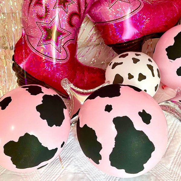 Boots Balloon | Cowgirl Bachelorette Party Decoration | Nashville or Austin Bachelorette | Large Pink cowboy Boots Birthday Party Balloon