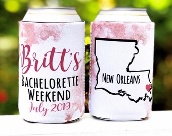 Rose Gold Birthday or Bachelorette. Personalized Birthday Favors.