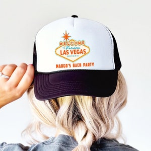 Vegas  Trucker Hat | Vegas  Bachelorette party Hats | Birthday Party Hat | Custom Vegas | Bride to Be Hat | Bride Hat | Vegas Trucker Hats
