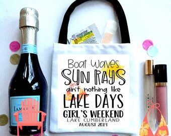 Lake Party Tote Etsy