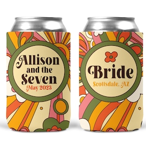 Retro Seventies Theme Party Favors. 70s theme 40 50 60th Birthday Party Huggers. 70&#39;s Retro Bachelorette Favors. 70&#39;s theme Party Favors.