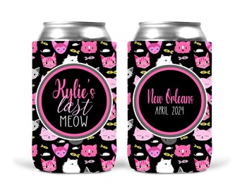 Cat Party Favors. Cat Bachelorette Party. Cat theme Bachelorette Party Favors. Personalized Cat Birthday Favors! !
