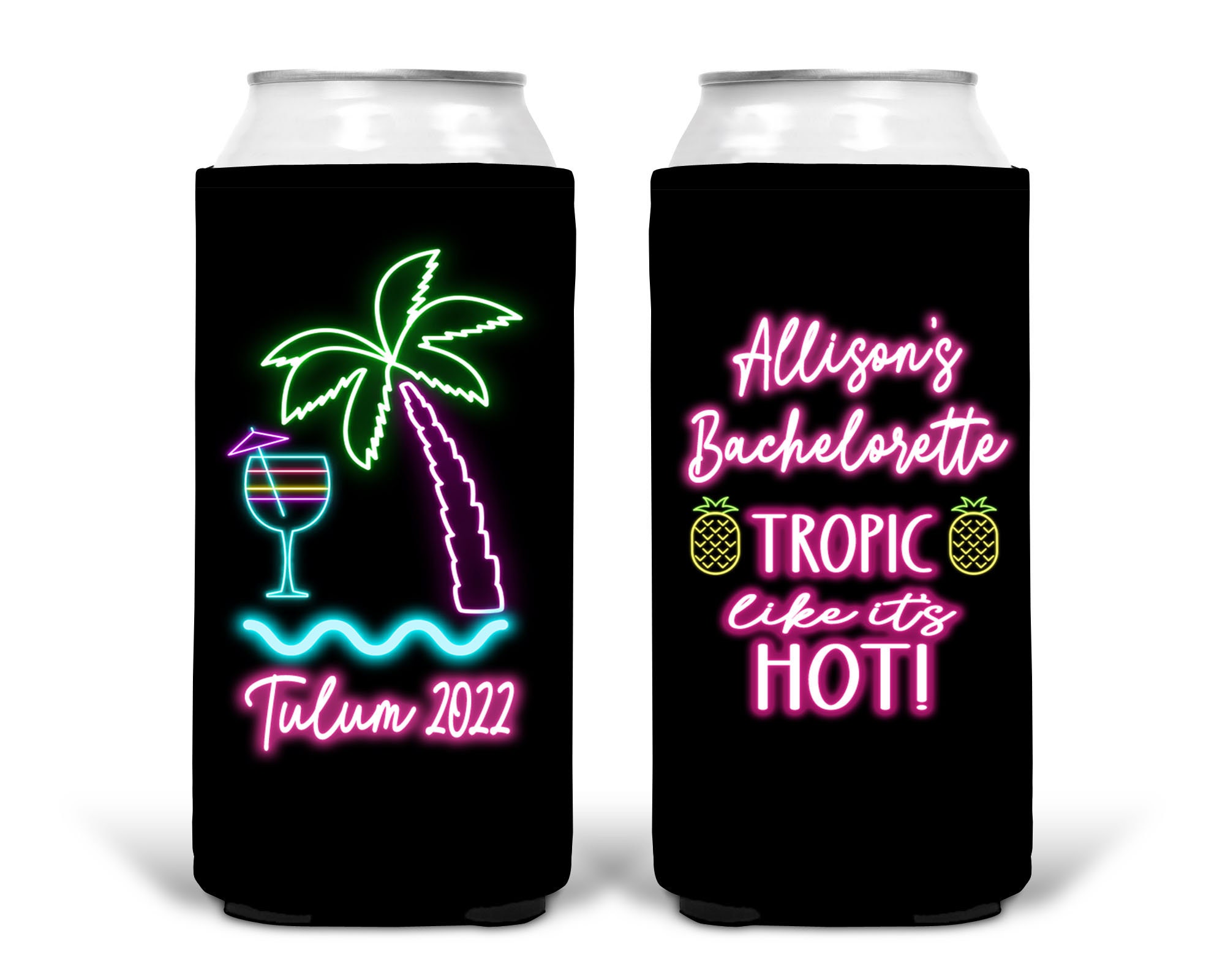 Reusable Drink Pouches, Aloha Beaches, Drink Bags, Vacation, Girls Weekend,  Bachelorette, Luau, Vacay Vibes, Beach 