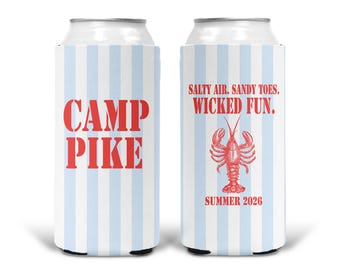 Lobster Bachelorette or Birthday Favors. Personalized Crawfish Party! Maine vacation favors!