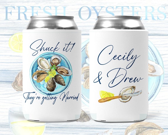 Oyster Roast Party Favors. Bachelorette or Birthday. Personalized Engagement Wedding
