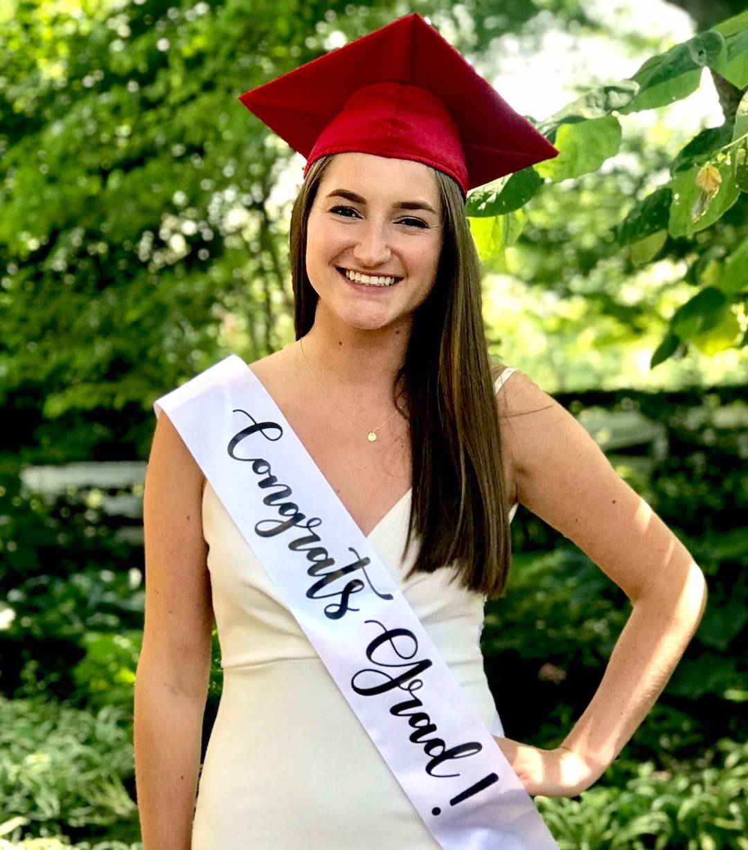 Graduation 4 Satin Sash. Graduation Satin Sash. Great Grad Party Gift