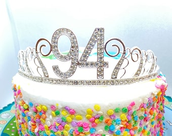 94th Birthday tiara, 94 Birthday Headband, 94 Birthday Party Tiara, 94 Birthday Crown, 94 Birthday Party Decoration, 94th present!