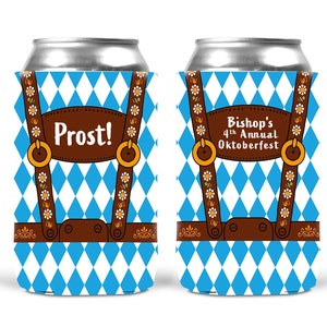 Octoberfest Party. Personalized OctoBeerfest Favors. Custom Oktoberfest Huggers.  Oktoberfest Wedding Shower Huggers!