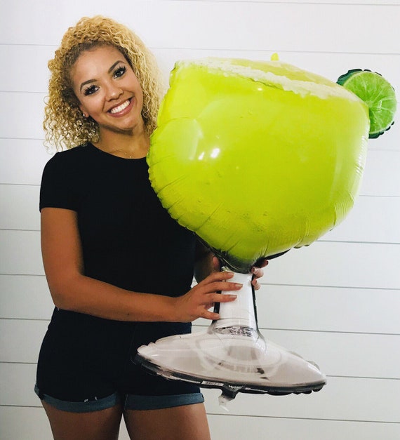 Margarita Balloon | Bachelorette Party Decoration | fiesta Shower Balloon | Large Foil fiesta Birthday Party Balloon