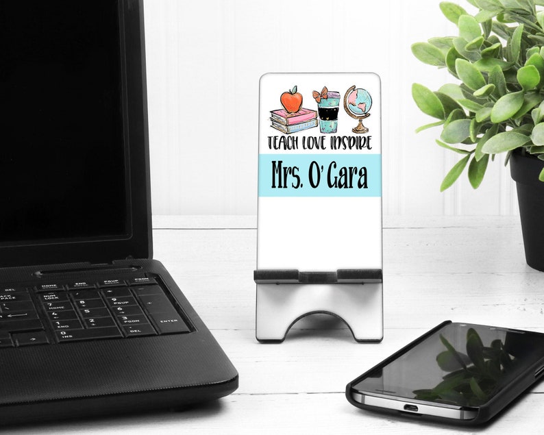 Teacher Appreciation gift! Teacher/'s Cell Phone Stand Student teacher gift Personalized teacher gift Custom teacher/'s gift