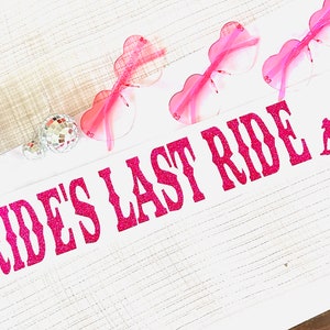 Last Rodeo Party Sash | Cowgirl Bride to Be Sash. Cowgirl Bachelorette Sash! Bride's Last Ride! Nashville Austin sash!