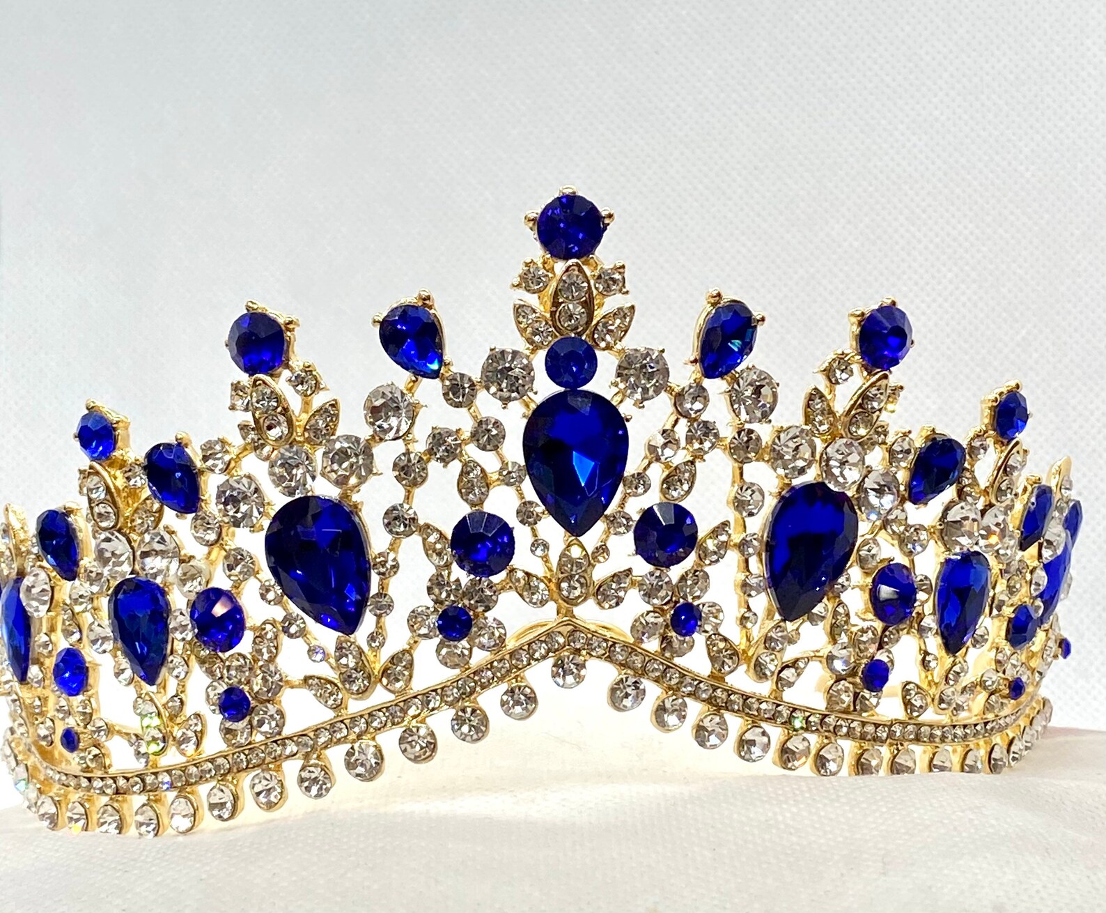 Fancy Tiara Quinceanera Crown Birthday Party Tiara Birthday Etsy