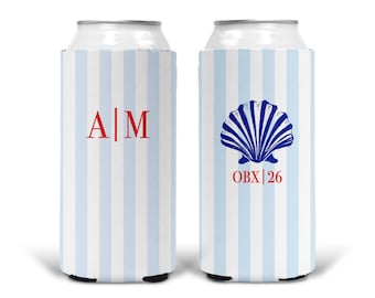 Monogrammed Party favors. Coastal Bachelorette Party Gifts. Personalized.