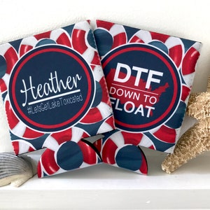 Personalized Lake or River Party Favors. Tubing Girls Weekend